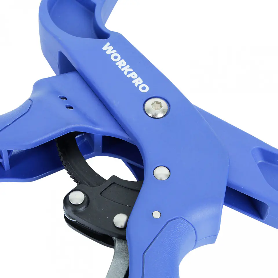 Prensa manual WorkPro W032042WE – 4 pulgadas, resorte con trinquete 4