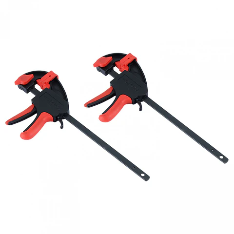 Set de 2 prensas sargento WorkPro – 4 pulgadas, liberación rápida