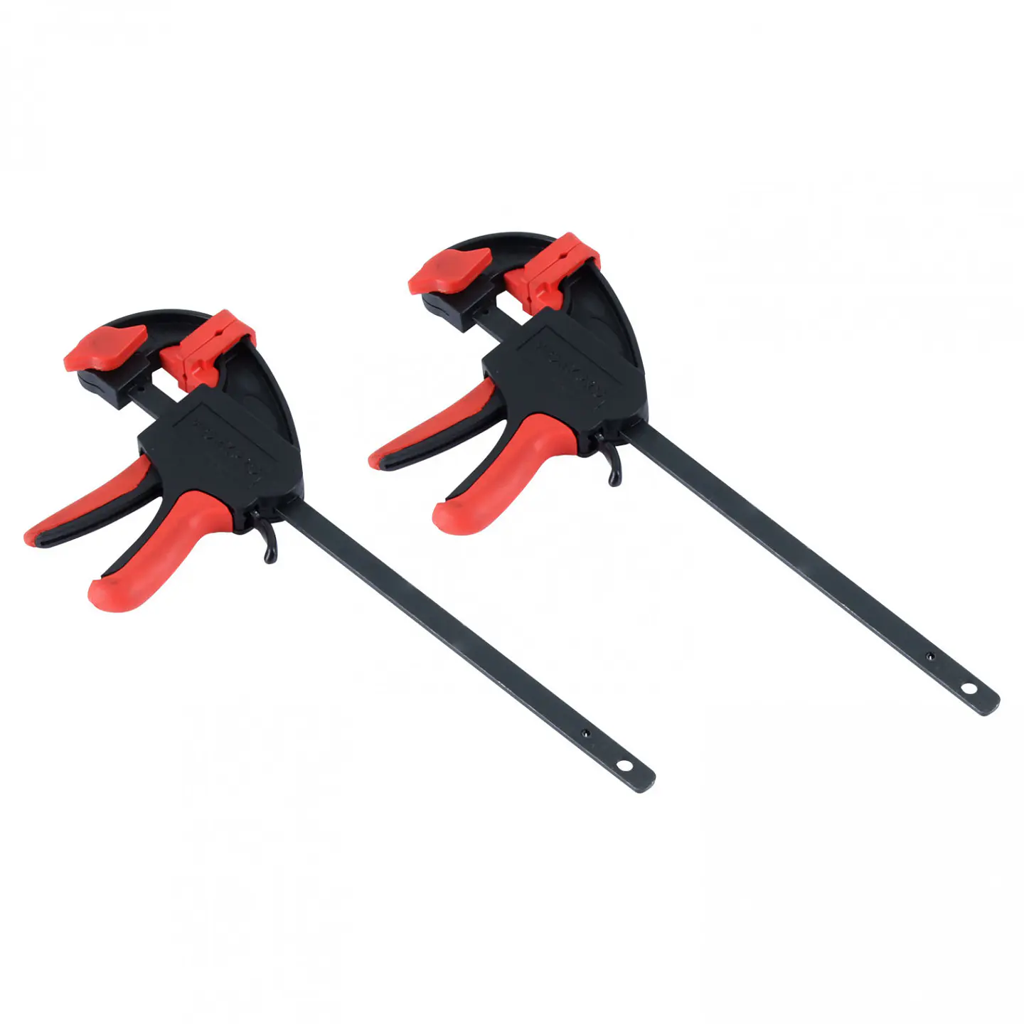 Set de 2 prensas sargento WorkPro – 4 pulgadas, liberación rápida 2