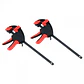 Set de 2 prensas sargento WorkPro – 4 pulgadas, liberación rápida - Miniatura 2