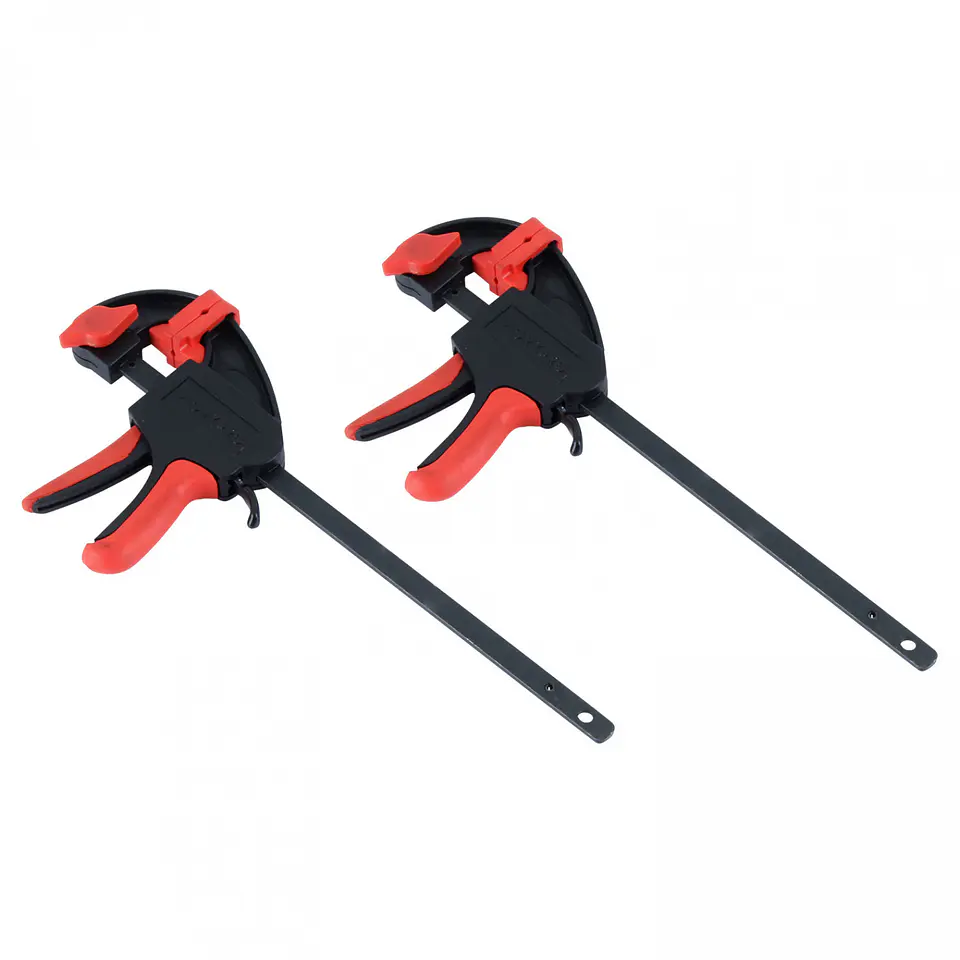 Set de 2 prensas sargento WorkPro – 4 pulgadas, liberación rápida 2