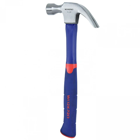 Martillo WorkPro W041038WE – 16 onzas, mango de fibra de vidrio