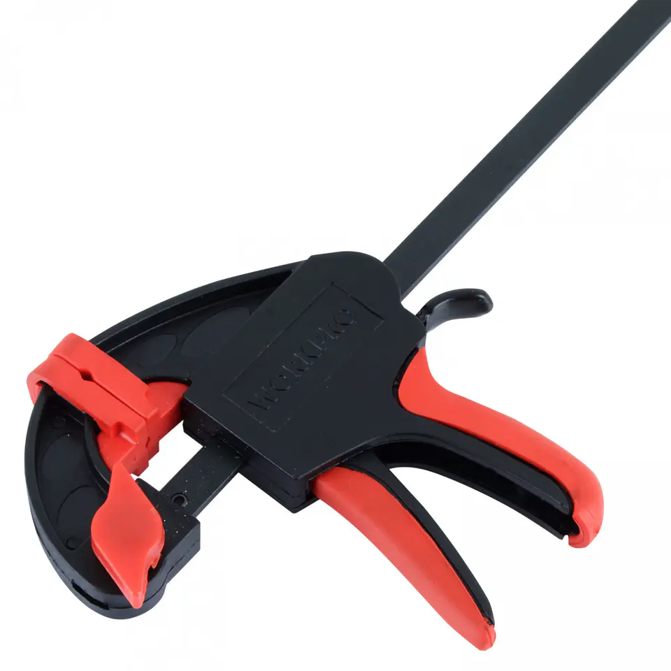 Set de 2 prensas sargento WorkPro – 4 pulgadas, liberación rápida 3