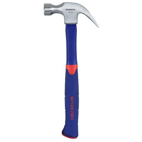 Martillo WorkPro W041038WE – 16 onzas, mango de fibra de vidrio