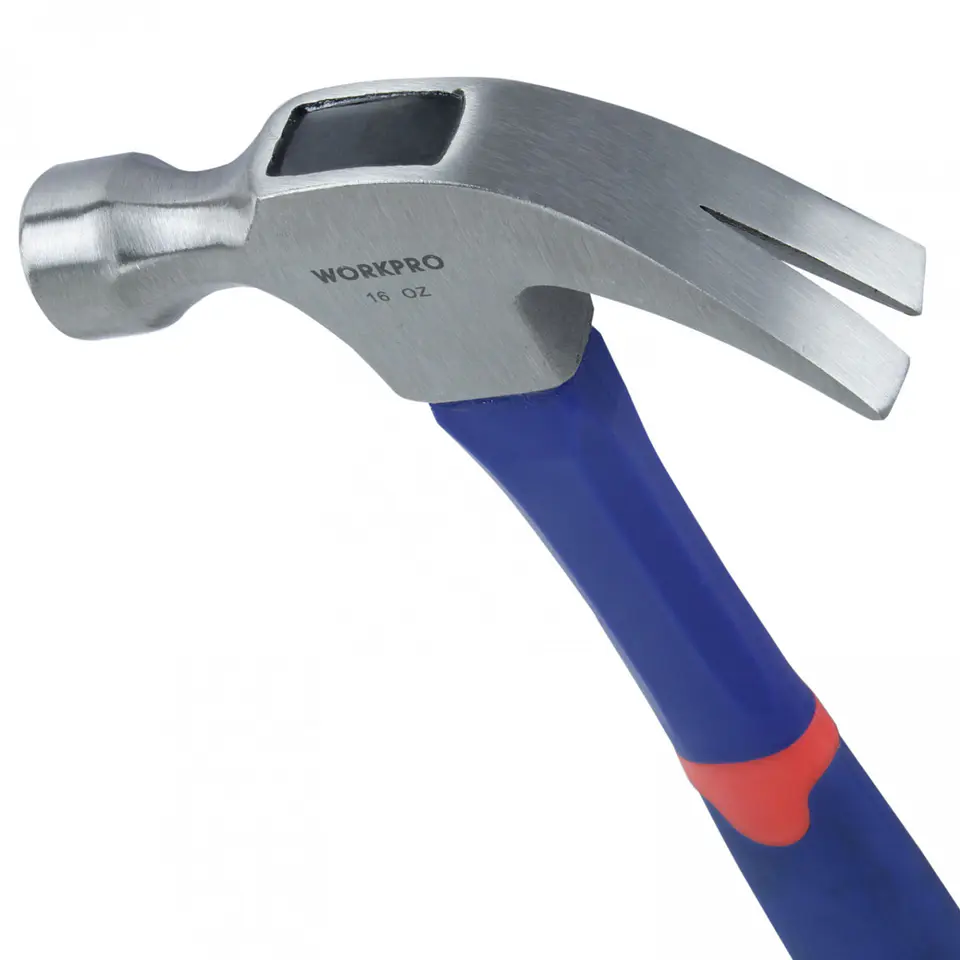 Martillo WorkPro W041038WE – 16 onzas, mango de fibra de vidrio 4