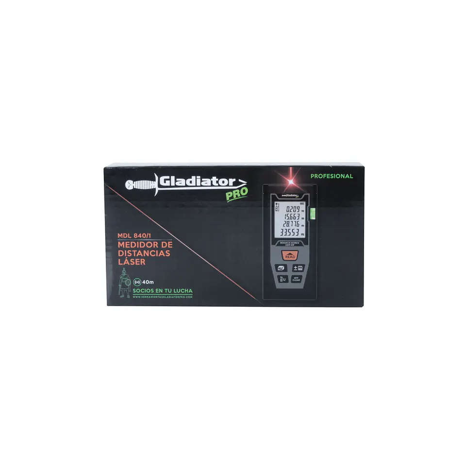 Medidor de distancia láser Gladiator MDL840/1 – 40 m 7
