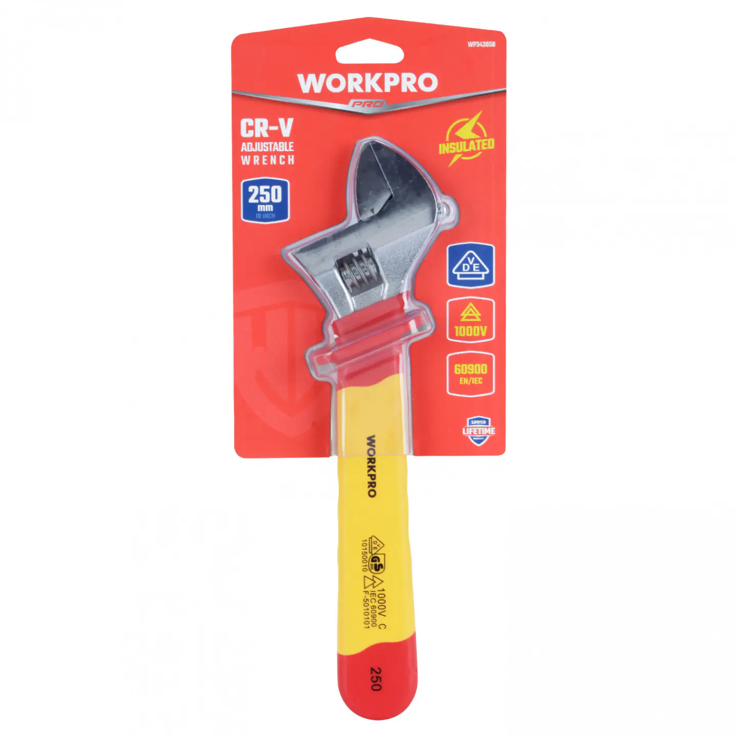 Llave francesa aislada 10