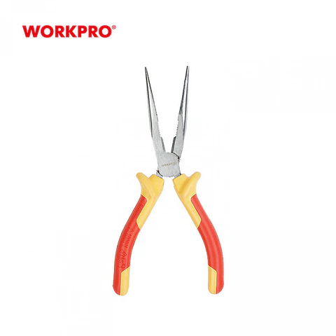 Alicate punta larga con aislamiento vde 6" Workpro WP342012