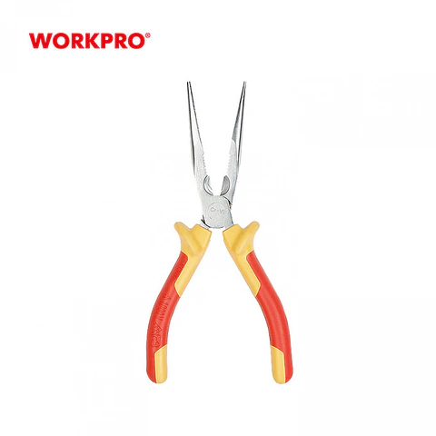 Alicate punta larga con aislamiento vde 6" Workpro WP342012