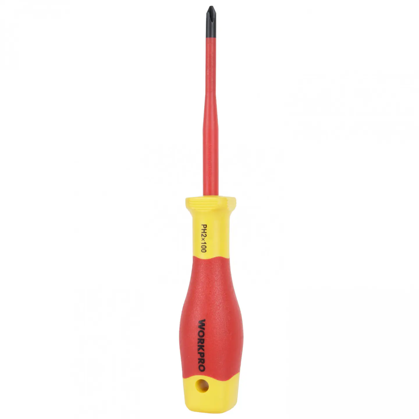 Destornillador phillips aislado ph2x100mm Workpro WP341009 1
