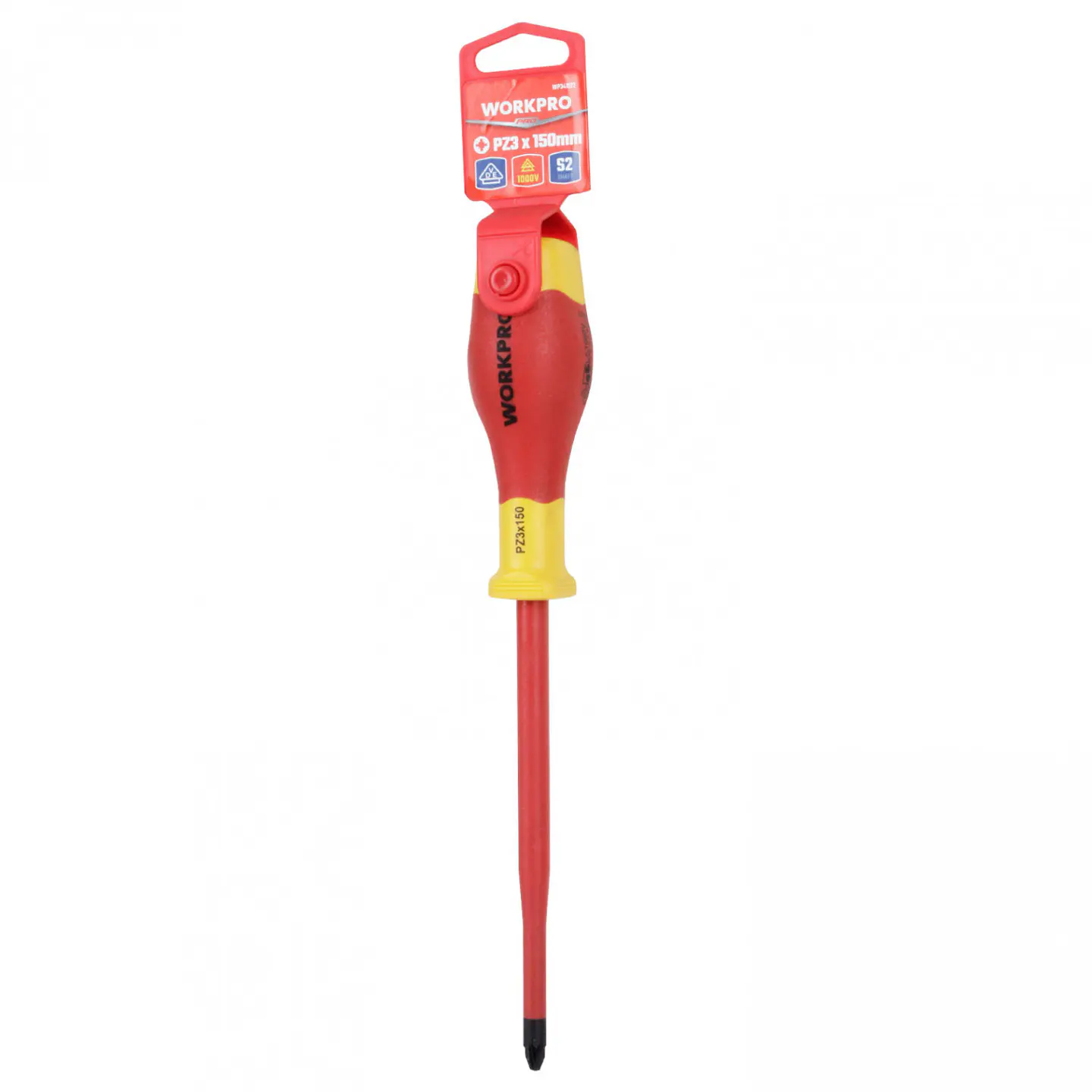 Destornillador pozi aislado pz3x150mm Workpro WP341022 4