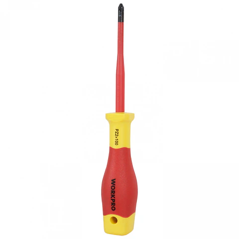 Destornillador pozi aislado pz2x100mm Workpro WP341021