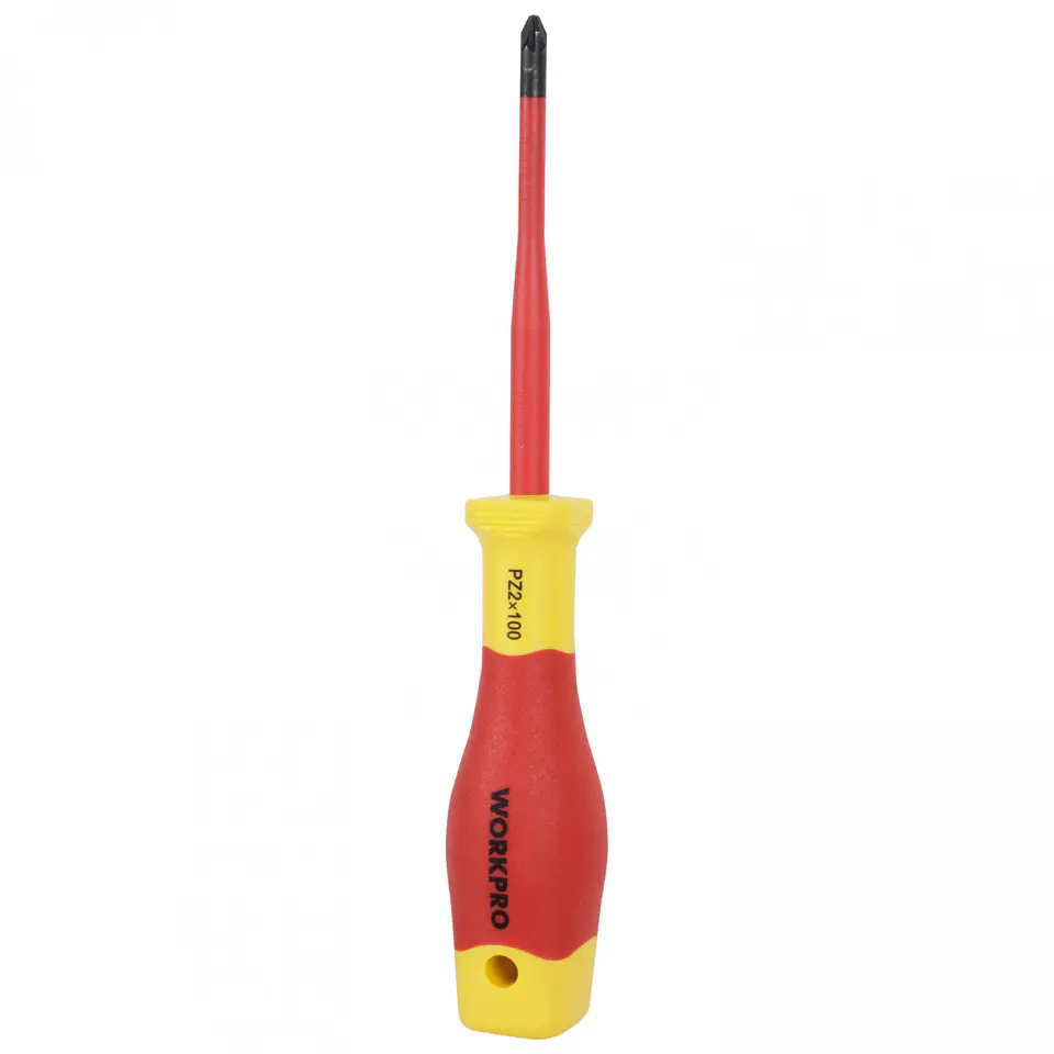 Destornillador pozi aislado pz2x100mm Workpro WP341021 1