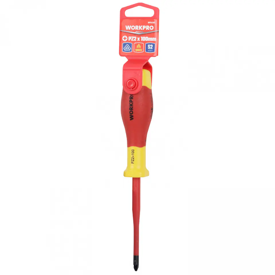 Destornillador pozi aislado pz2x100mm Workpro WP341021 4