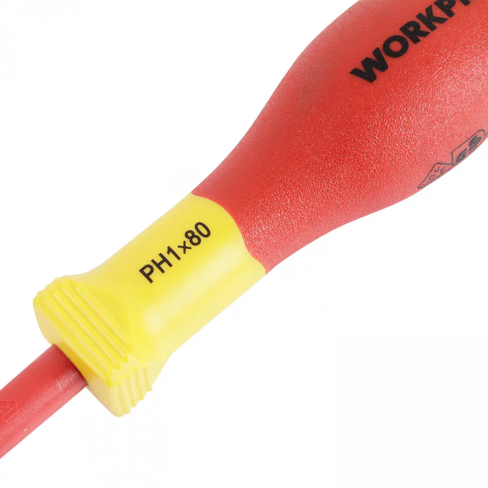 Destornillador phillips aislado ph1x80mm Workpro WP341008 3