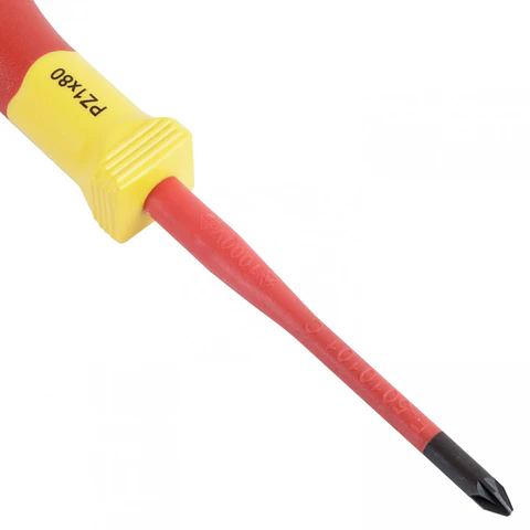 Destornillador pozi aislado pz1x80mm Workpro WP341020