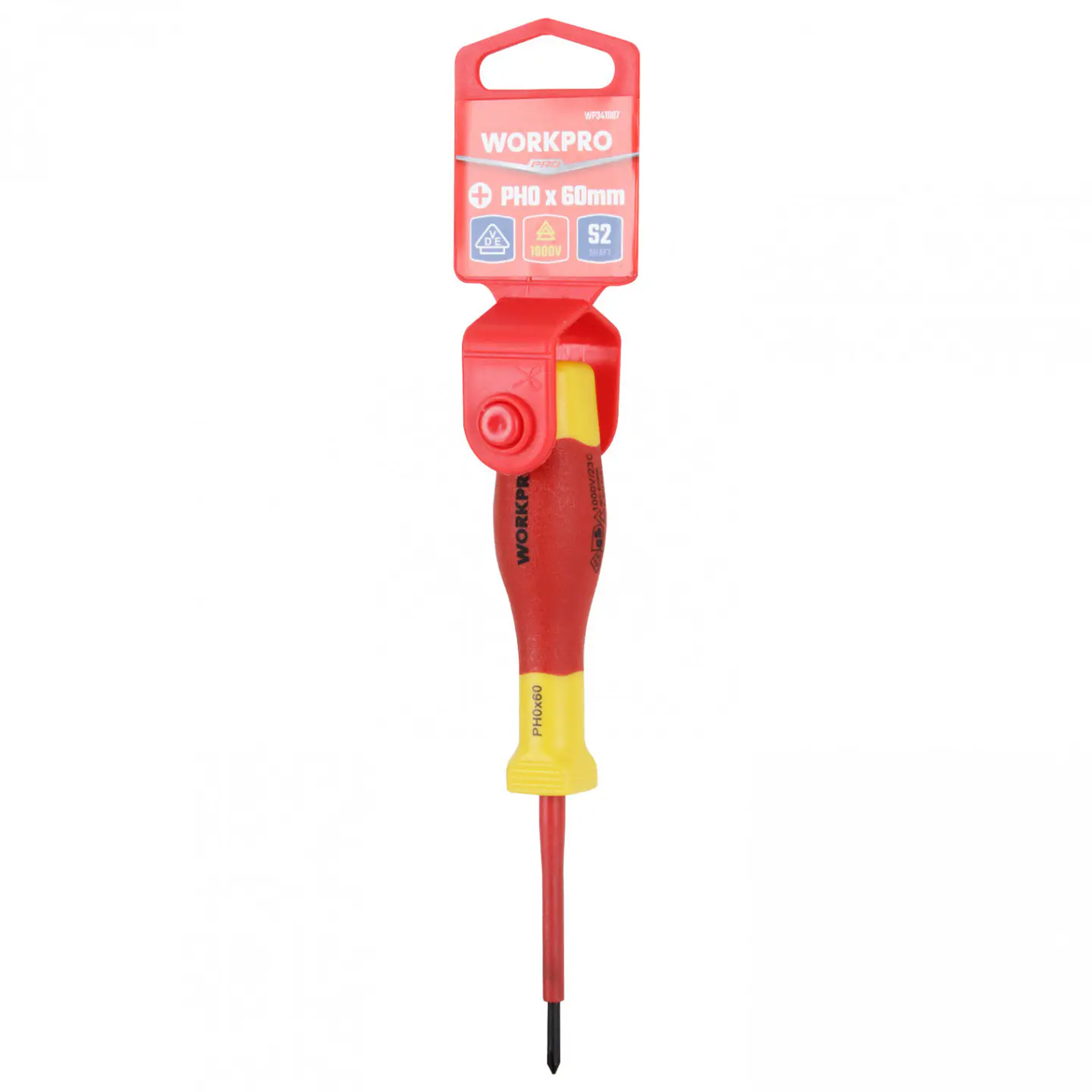 Destornillador phillips aislado ph0x60mm Workpro WP341007 4