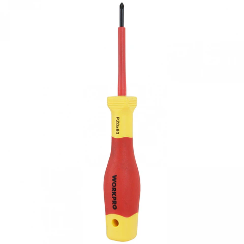 Destornillador pozi aislado pz0x60mm Workpro WP341019
