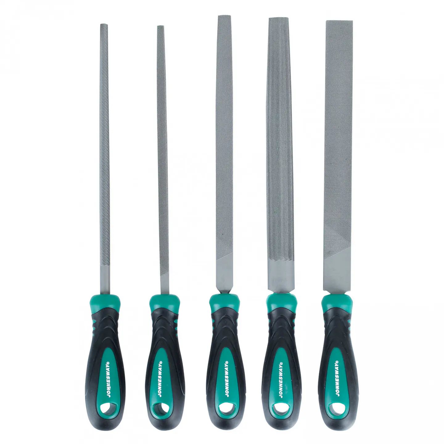 Juego de limas Jonnesway MF05S – 5 piezas de 8 pulgadas 1