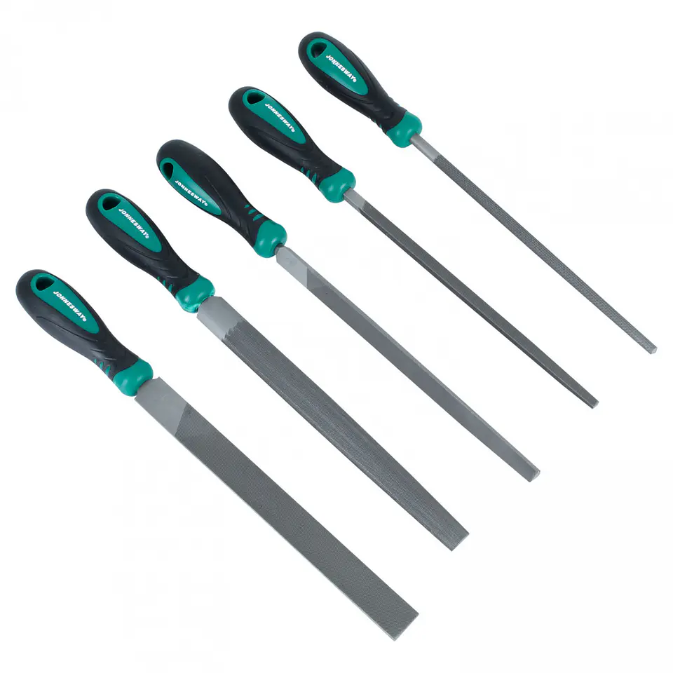Juego de limas Jonnesway MF05S – 5 piezas de 8 pulgadas 2