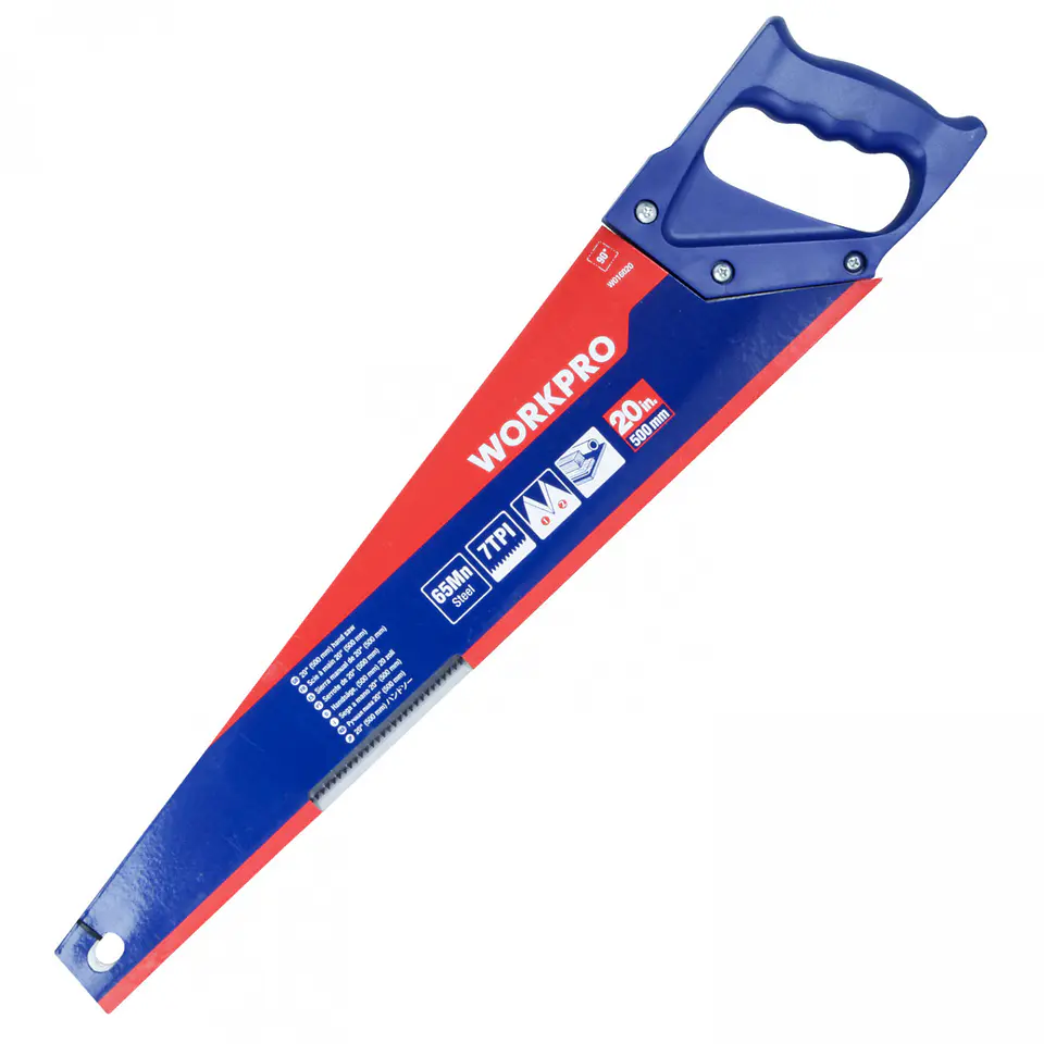 Serrucho carpintero de mango plástico Workpro W016020WE – 20 pulgadas 5
