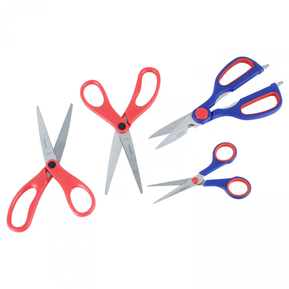 Juego de tijeras Workpro W000400WE – 4 piezas 2