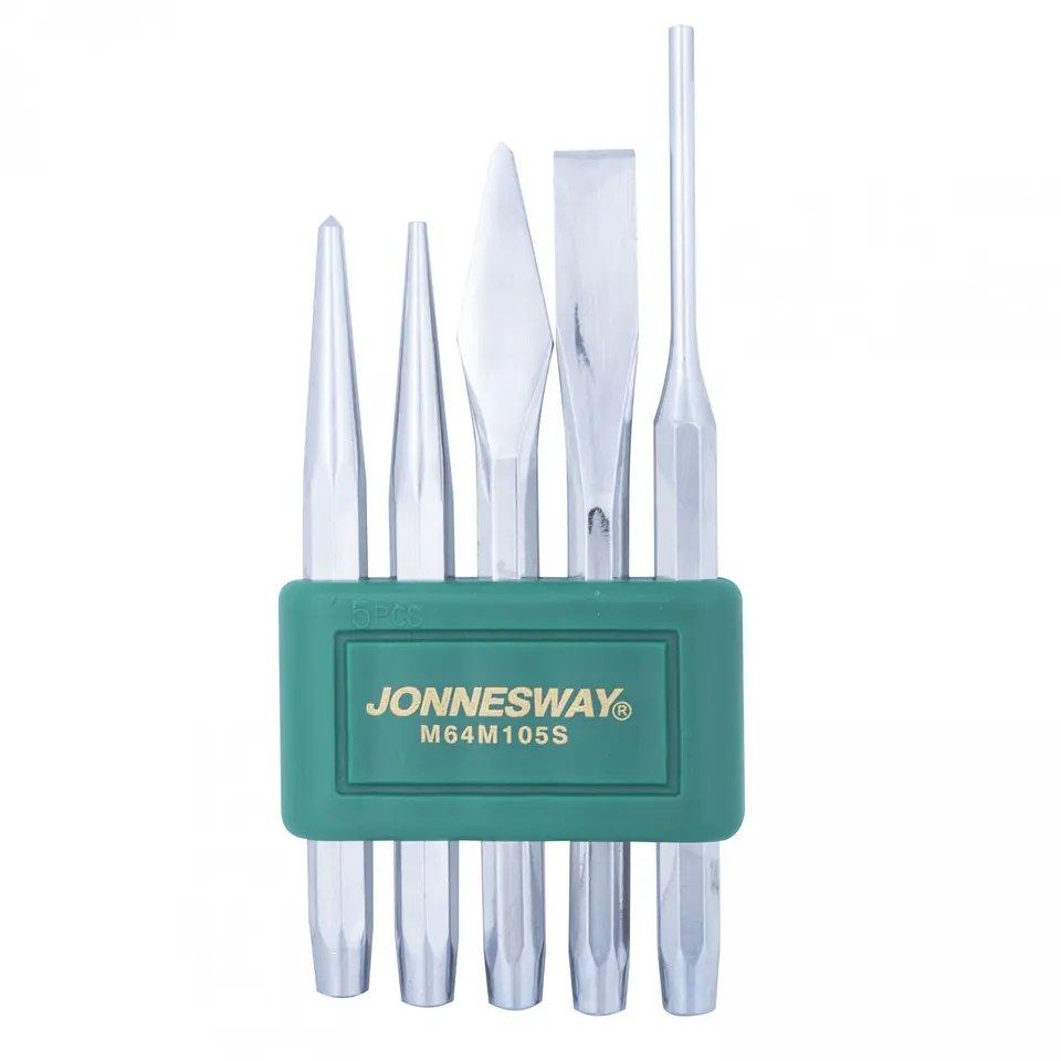 Juego de cinceles y botadores Jonnesway M64M105S – 5 piezas 1