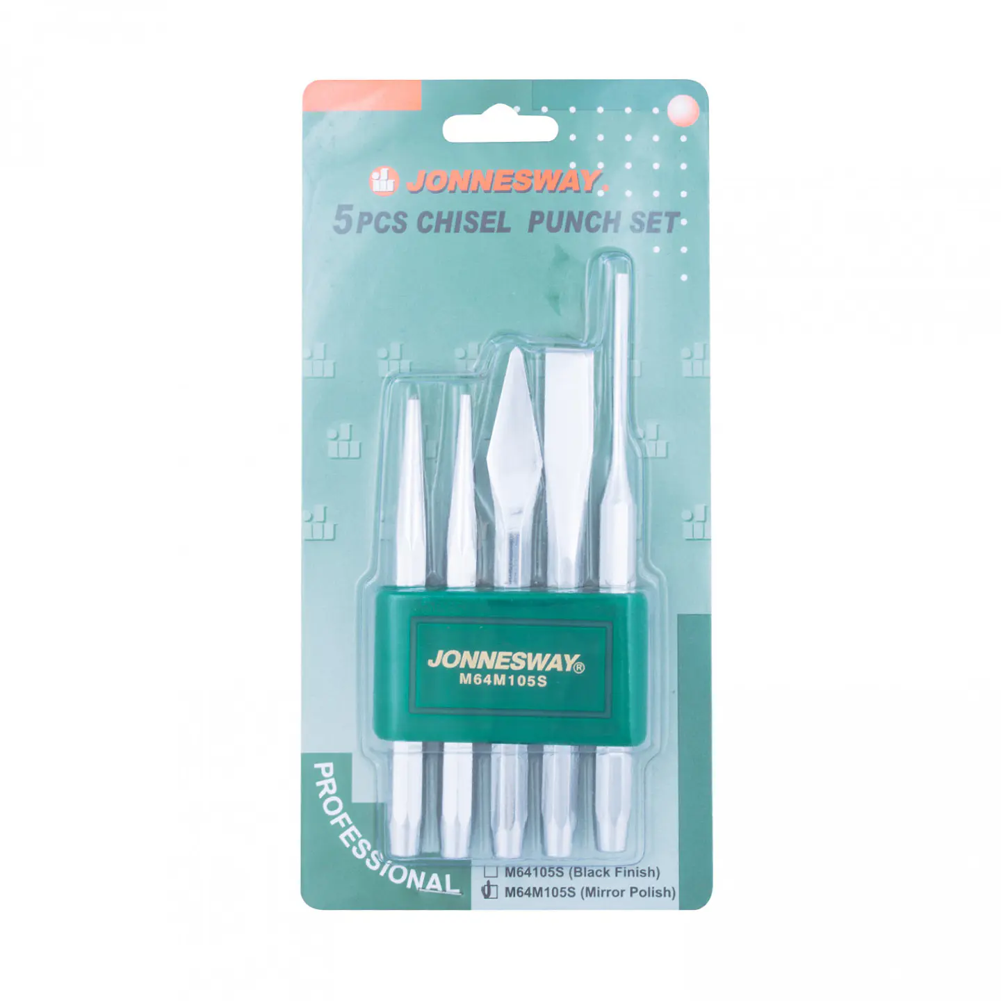 Juego de cinceles y botadores Jonnesway M64M105S – 5 piezas 5