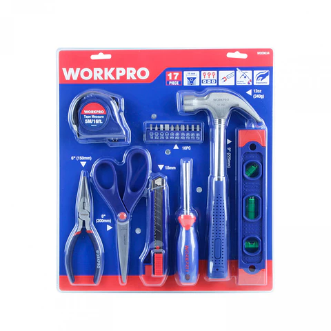 Juego de herramientas combinadas 17 piezas – Workpro