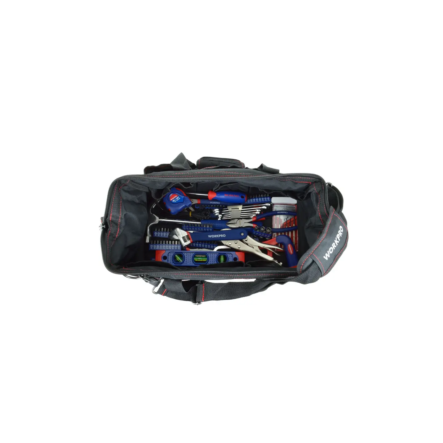 Juego herramientas combinadas 156 piezas en bolso – Workpro 2