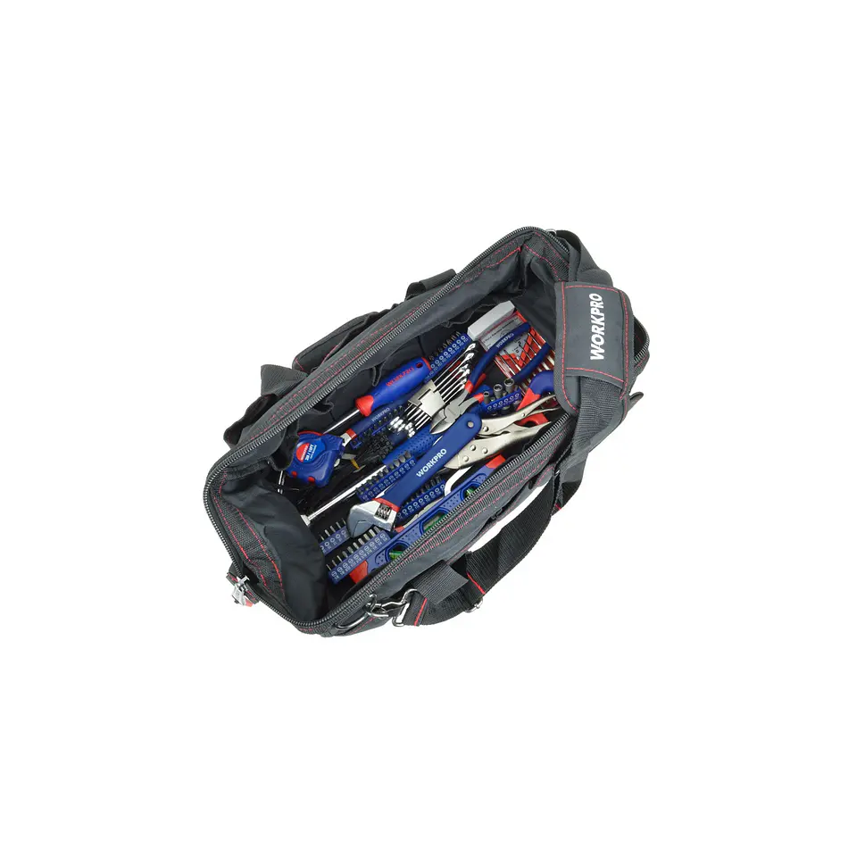 Juego herramientas combinadas 156 piezas en bolso – Workpro 3