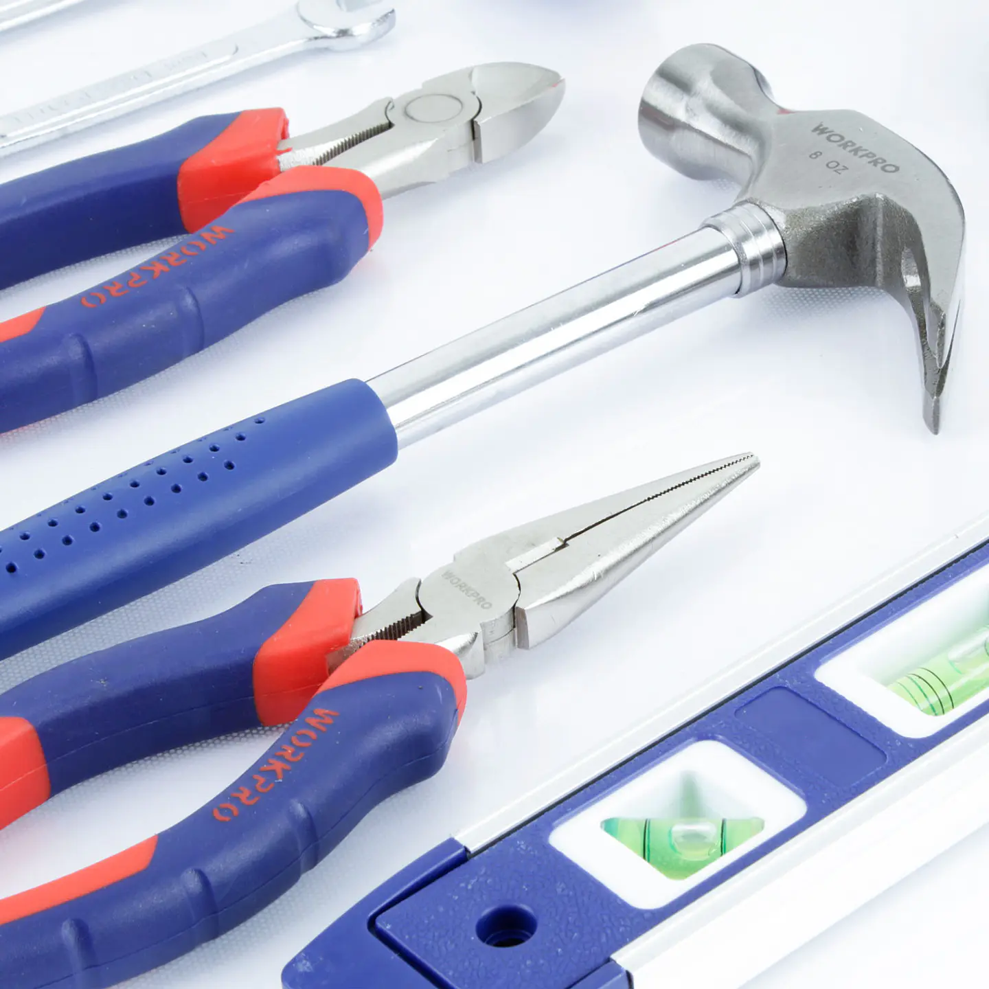 Juego herramientas combinadas 170 pieza c/plastica – Workpro 6