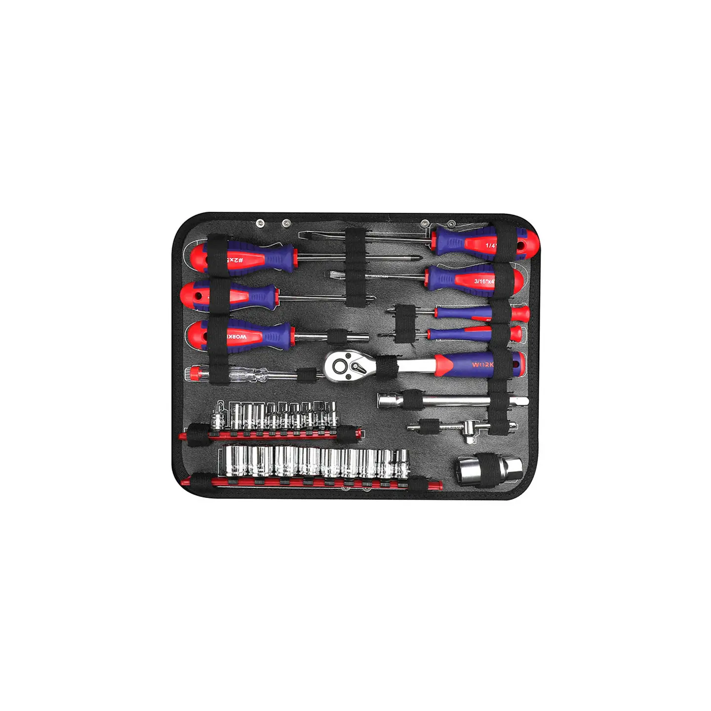 Juego de herramientas 297 piezas maleta aluminio – Workpro 3