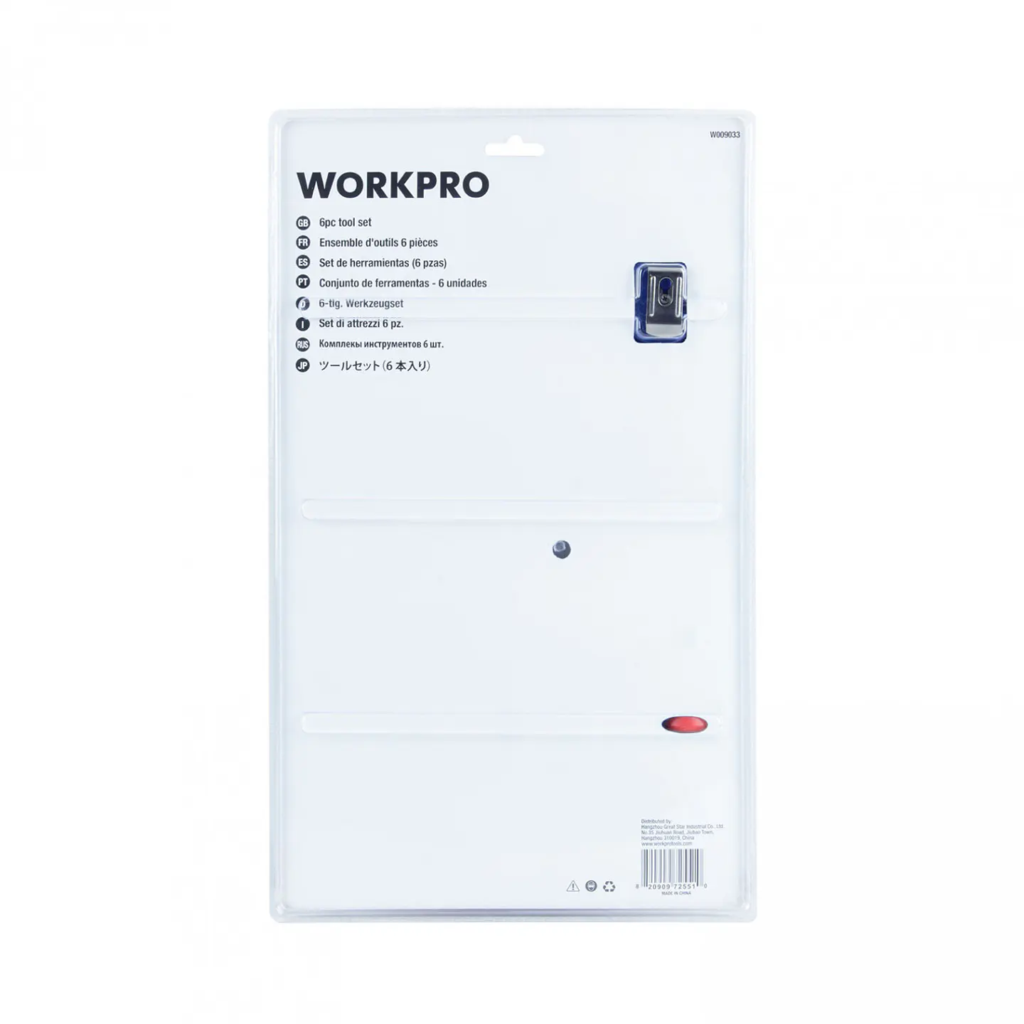 Juego de herramientas combinadas 6 piezas – Workpro 6