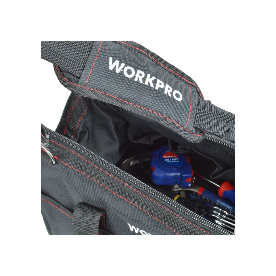 Juego herramientas combinadas 156 piezas en bolso – Workpro 9
