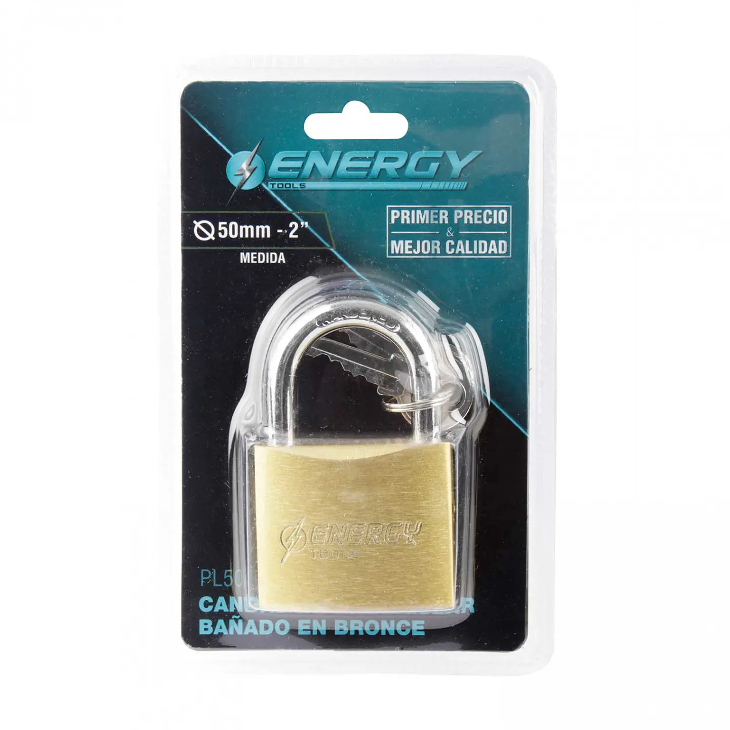 Candado de bronce 50mm energy 1