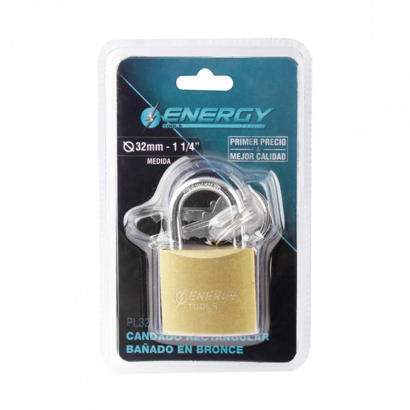 Candado de bronce 32mm energy 1