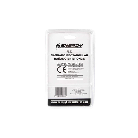 Candado de bronce 63mm energy