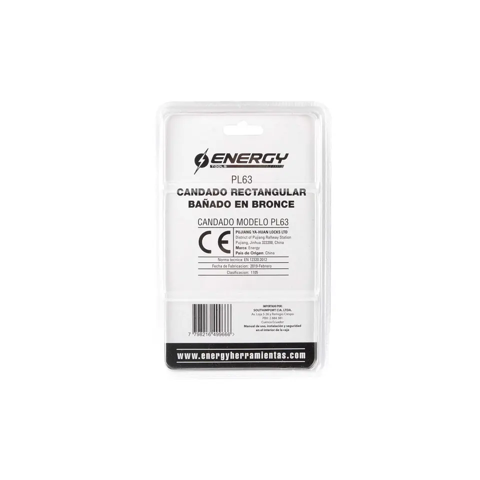 Candado de bronce 63mm energy 2