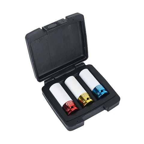 Juego dados impacto delgados largos 1/2" 3 piezas – M7