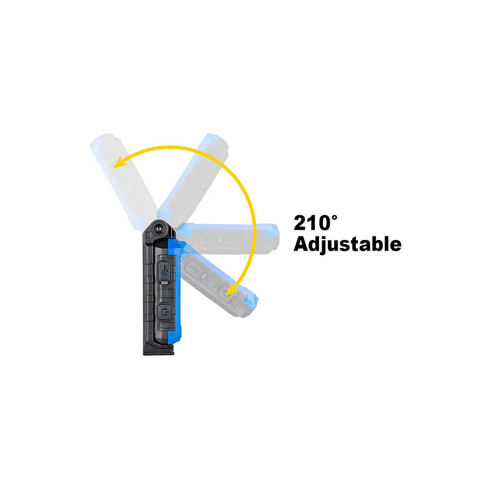 Linterna LED recargable Takenow WL6003 – ajuste 360° 9