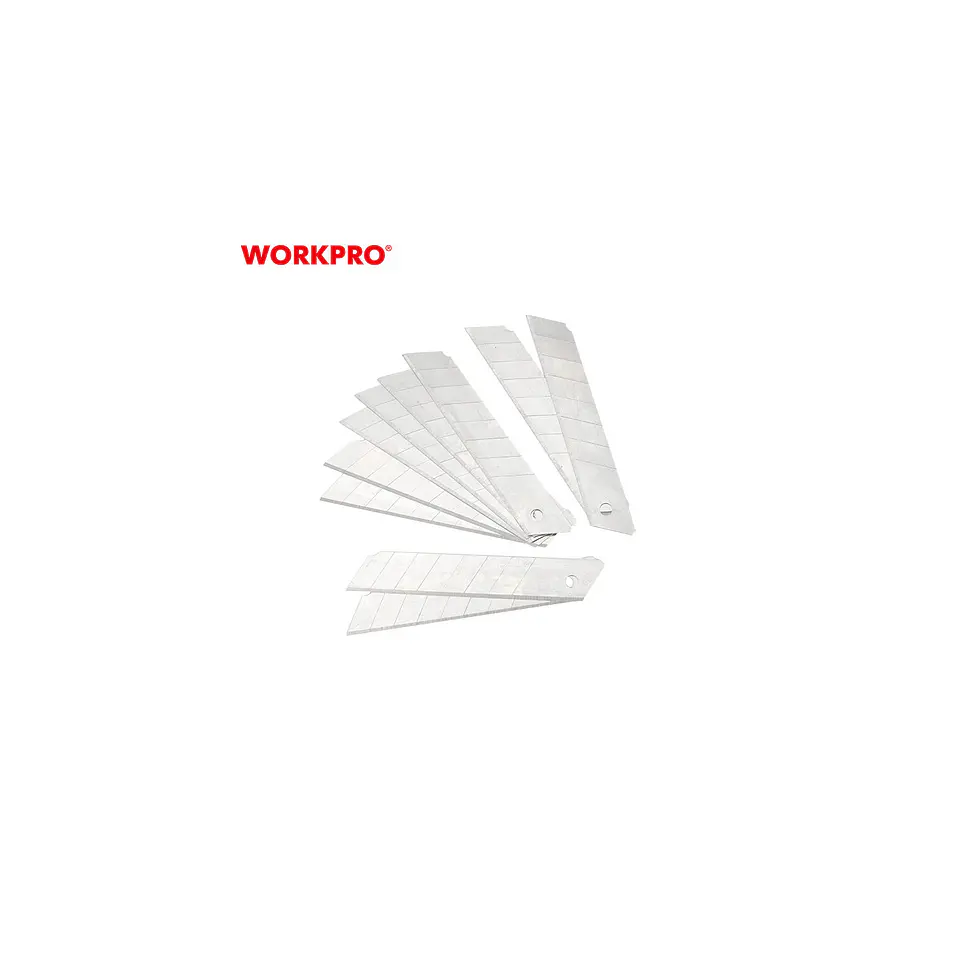 Repuesto para cuchillo cartonero Workpro – 9 mm, 10 hojas 4