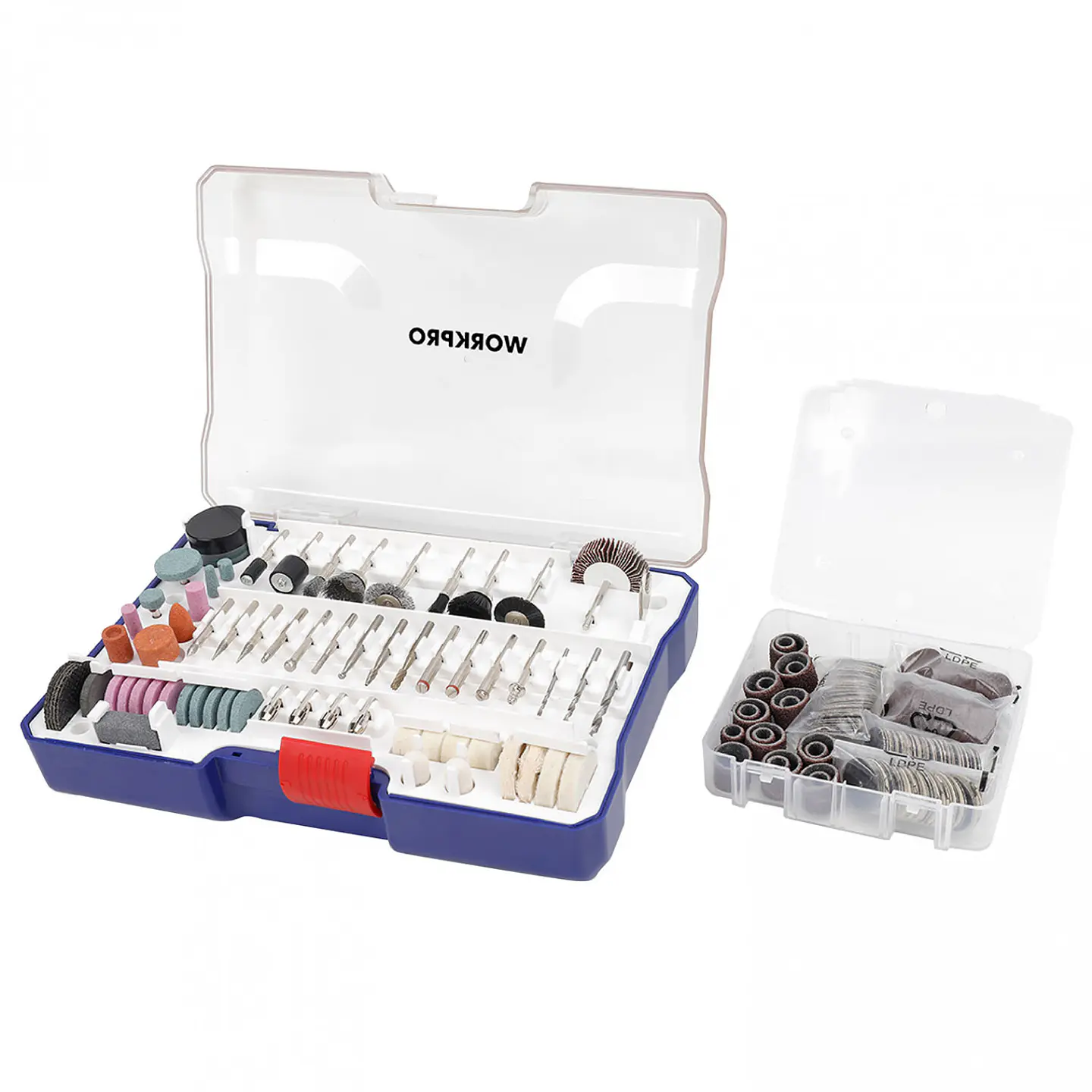 Juego de accesorios multiproposito 295 piezas – Workpro 1