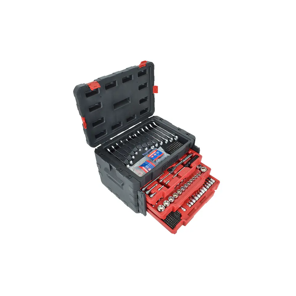 Baul de herramientas 3 cajones de 450 piezas – Workpro 4