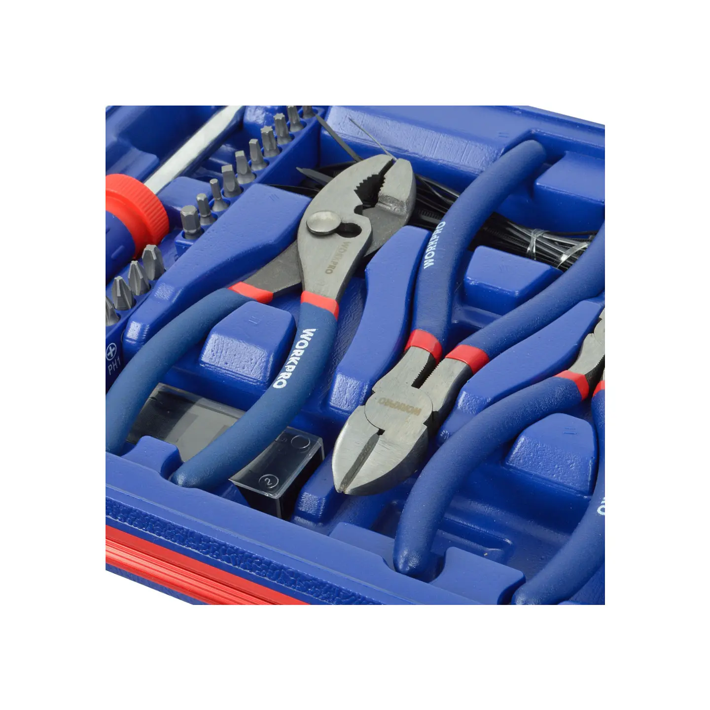 Baul de herramientas 3 cajones 125 piezas – Workpro 7