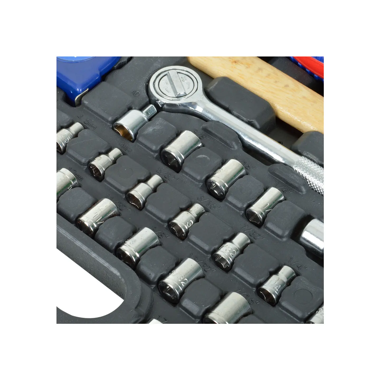 Juego de herramientas combinadas 165 piezas – Workpro 7