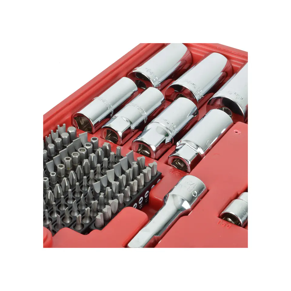 Baul de herramientas 3 cajones de 450 piezas – Workpro 11
