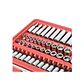 Baul de herramientas 3 cajones de 450 piezas – Workpro - Miniatura 13