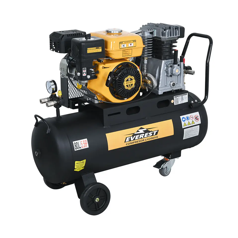Compresor autónomo a gasolina Everest – 5,5 HP, 80 L 3