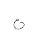 Fixed captive ring con bolita fija de 3mm con zirconia frontal 16GA - 1.2mm 